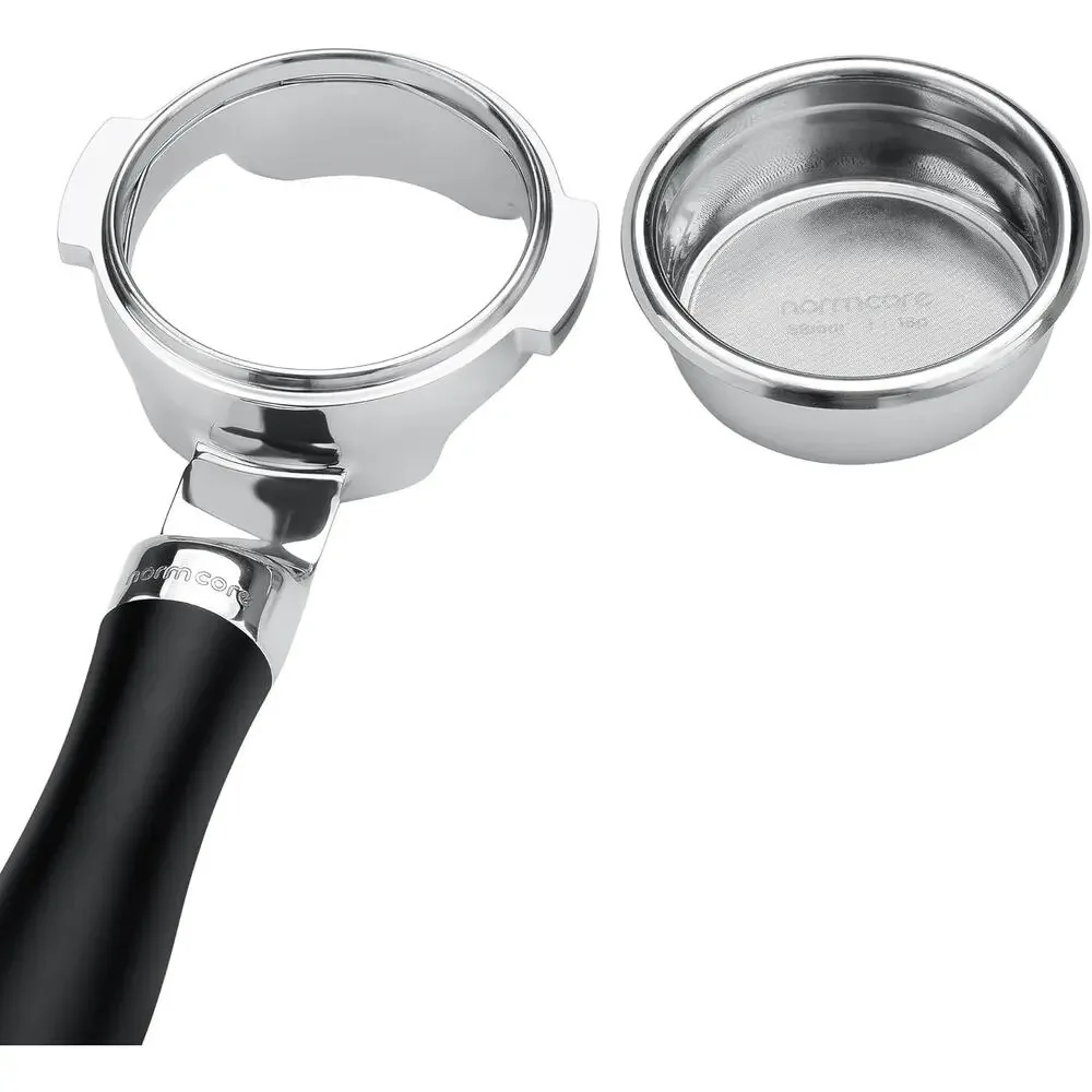 NWOB Normcore 58 mm Silm Naked Bottomless Portafilter Fits E61 Group 18g Basket